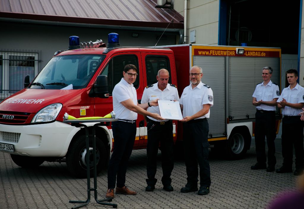 Gründung Feuerwehreinheit Landau-Queichheim